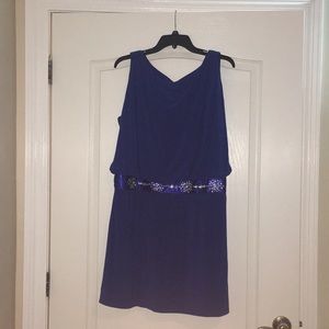 Royal blue prom dress